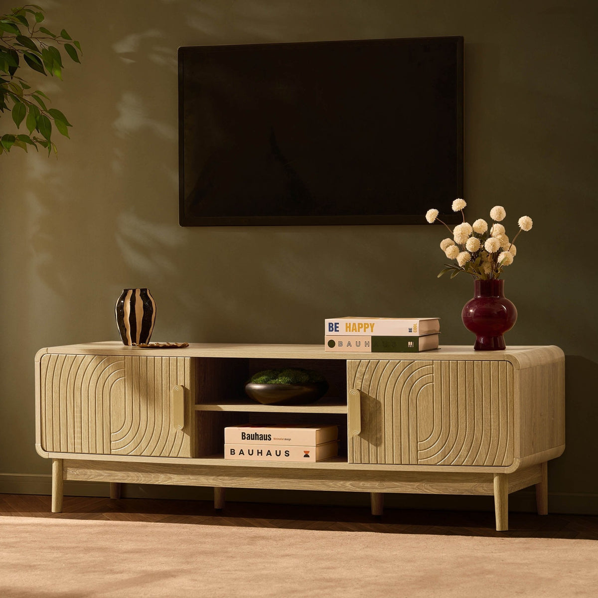 Marnie Tv Unit for TVs up to 60" - Light Wood - DUSK