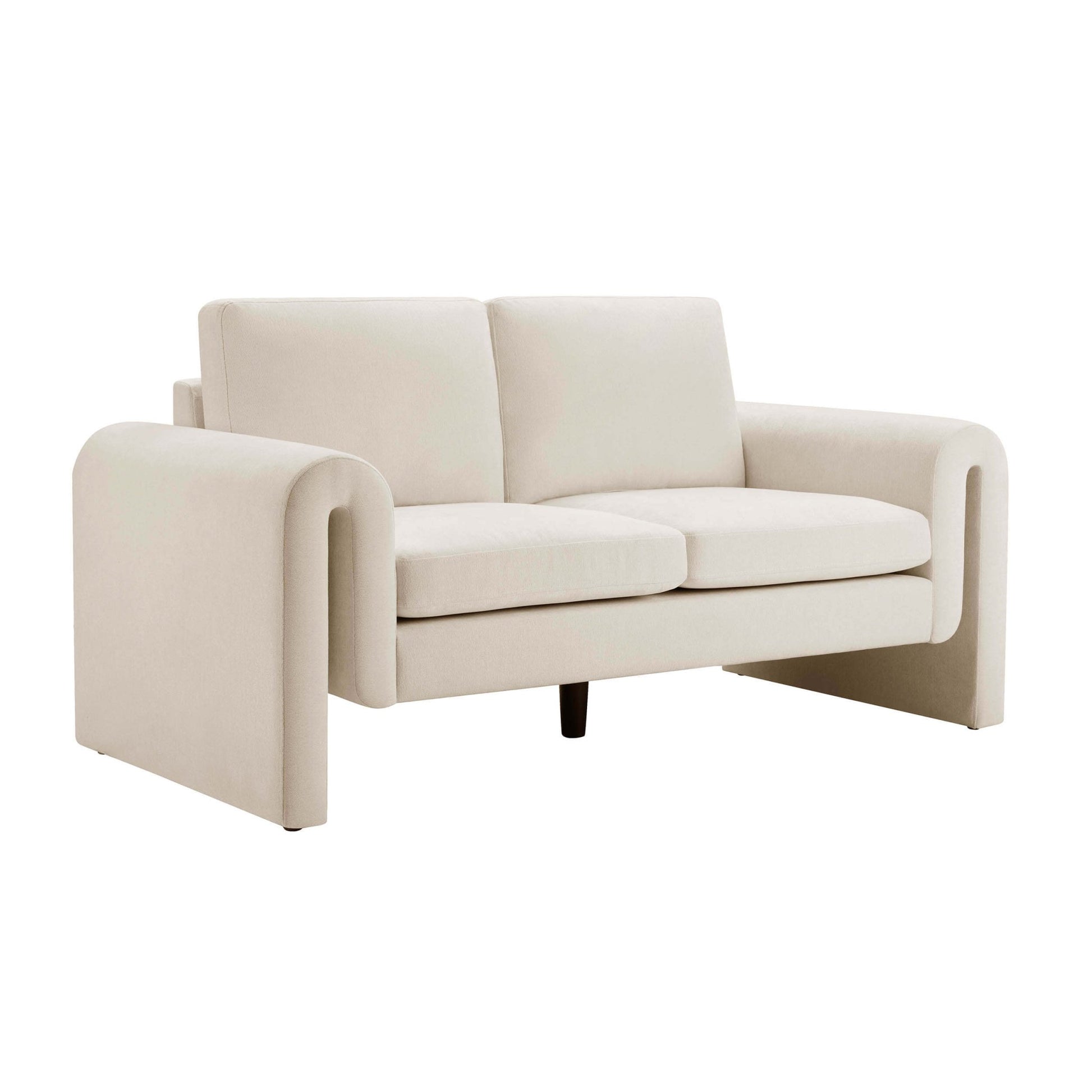 Marseille 2 Seater Sofa - Chenille Ivory - DUSK
