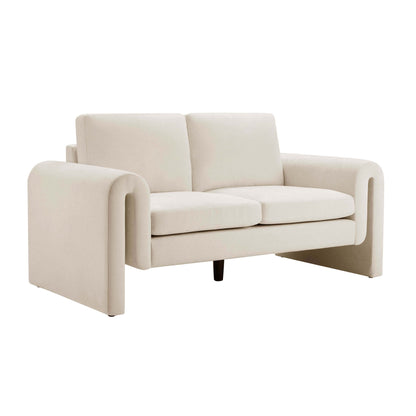 Marseille 2 Seater Sofa - Chenille Ivory - DUSK