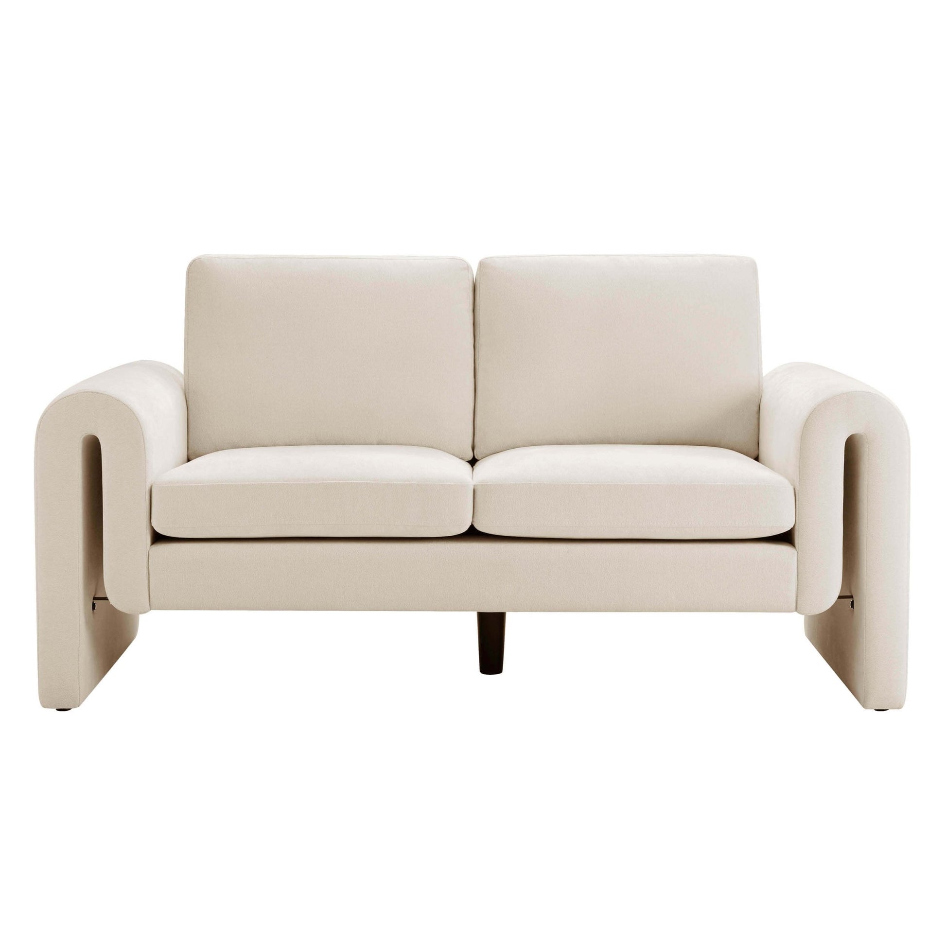 Marseille 2 Seater Sofa - Chenille Ivory - DUSK