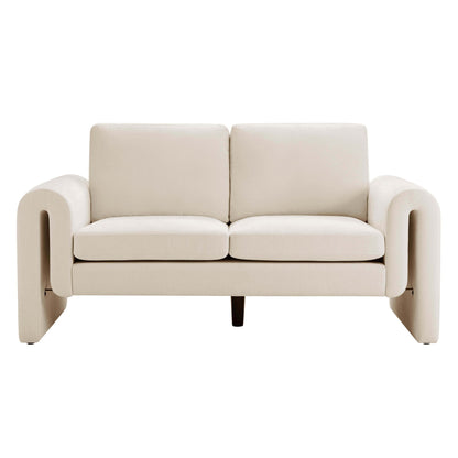 Marseille 2 Seater Sofa - Chenille Ivory - DUSK