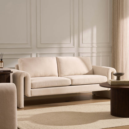 Marseille 3 Seater Sofa - Chenille Ivory - DUSK