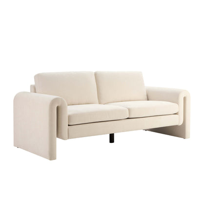 Marseille 3 Seater Sofa - Chenille Ivory - DUSK