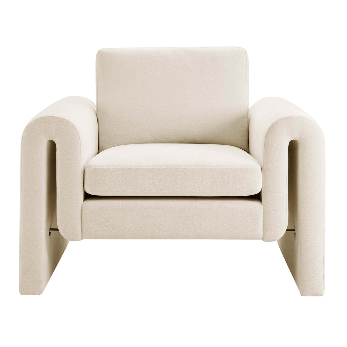 Marseille Armchair - Chenille Ivory - DUSK