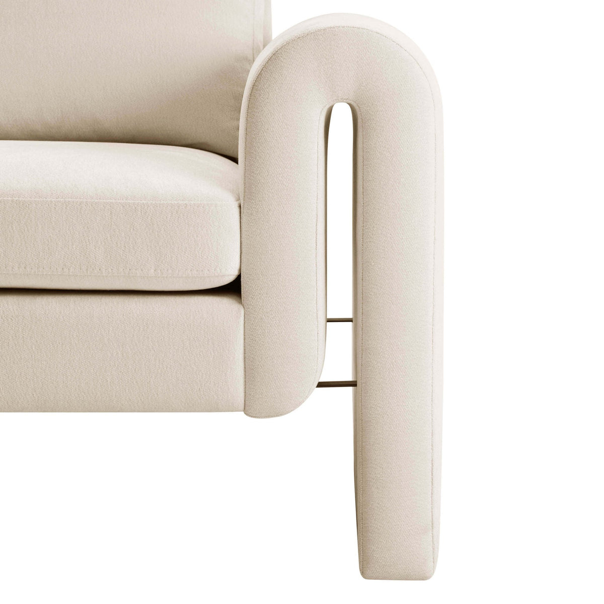 Marseille Armchair - Chenille Ivory - DUSK