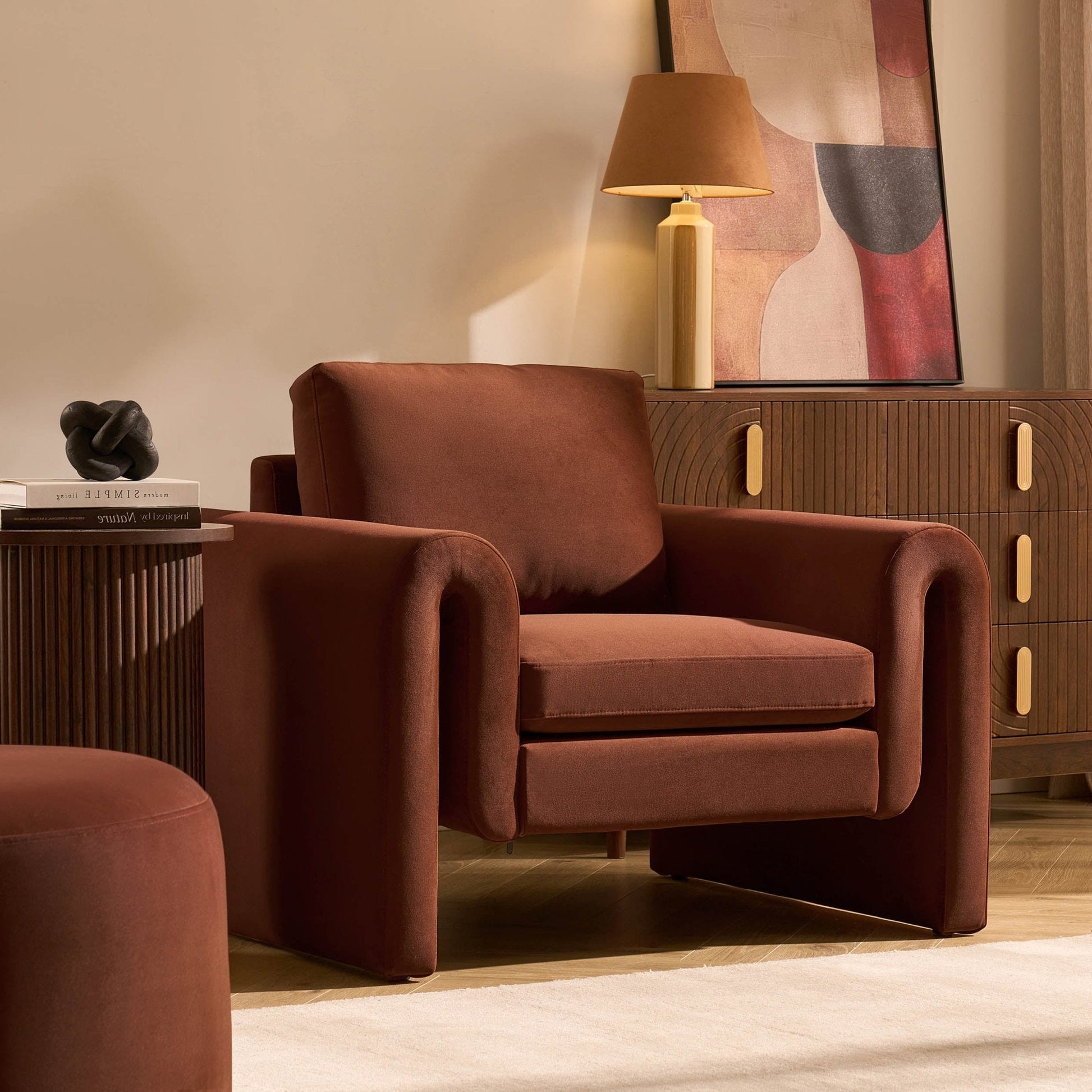 Marseille Armchair - Terracotta - DUSK