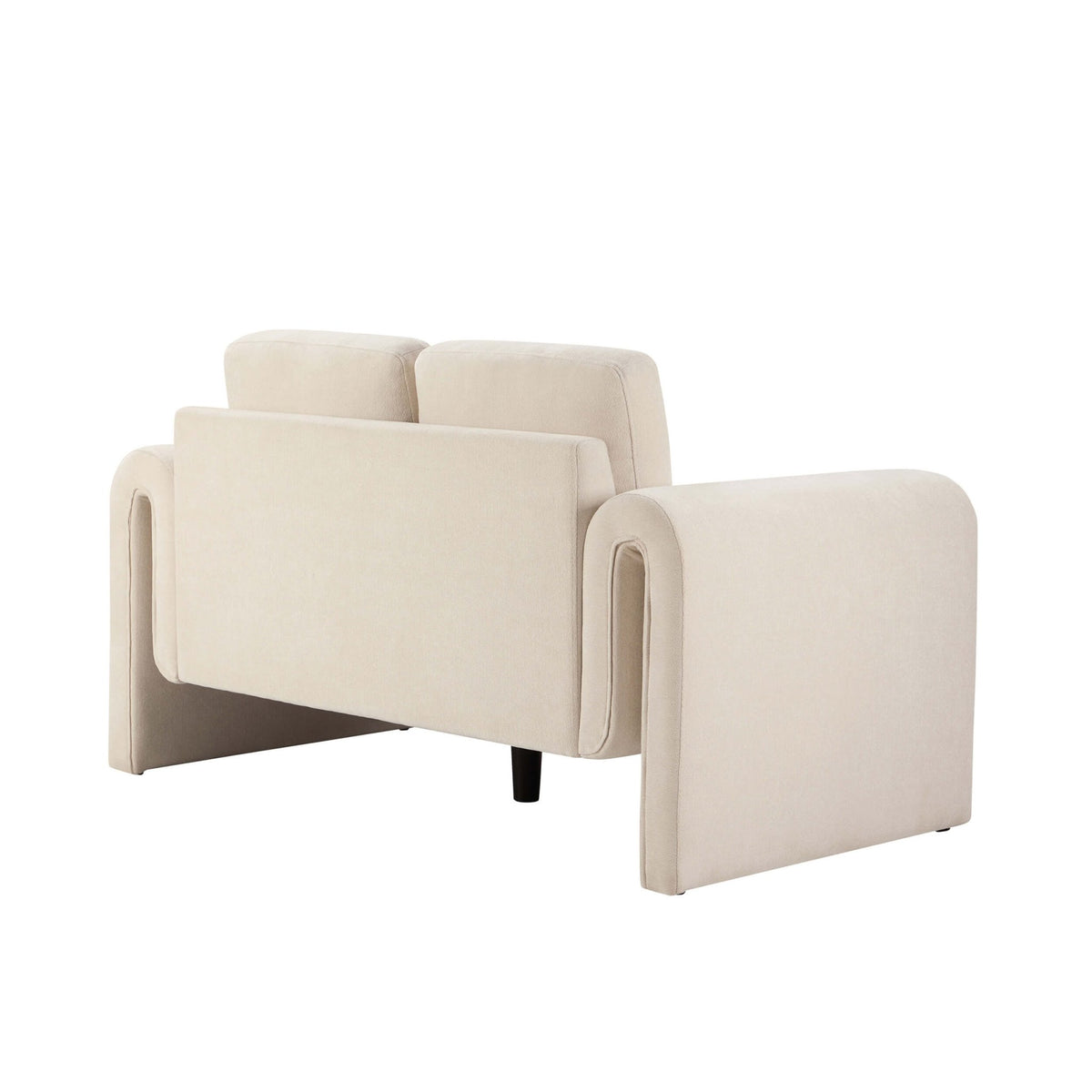 Marseille Compact 2 Seater Sofa - Chenille Ivory - DUSK