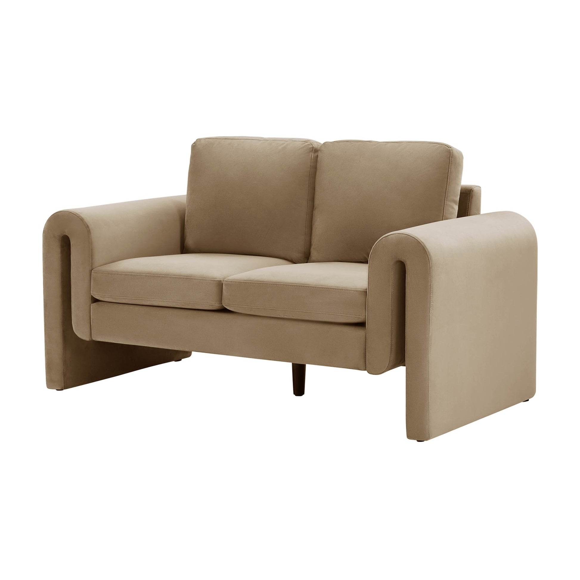 Marseille Compact 2 Seater Sofa - Latte - DUSK