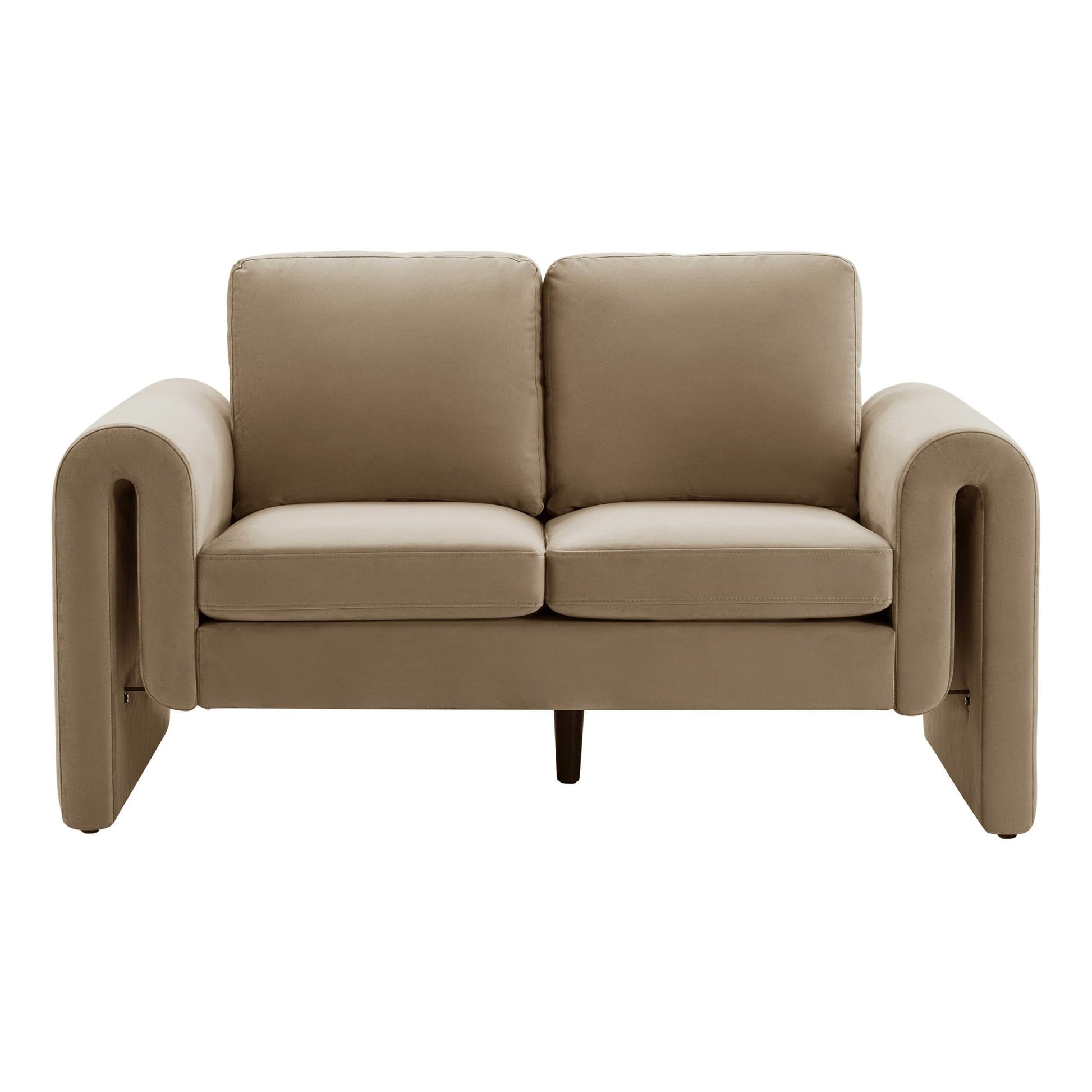 Marseille Compact 2 Seater Sofa - Latte - DUSK