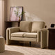 Marseille Compact 2 Seater Sofa - Latte - DUSK