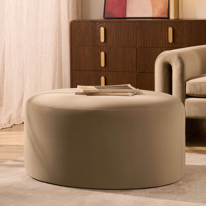 Marseille Pouffe - Latte - DUSK