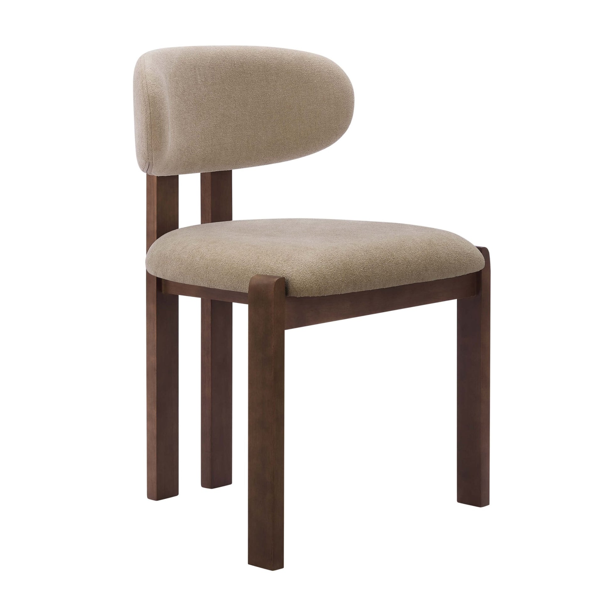 Matty Set of 2 Dining Chairs - Chenille Oatmeal - DUSK