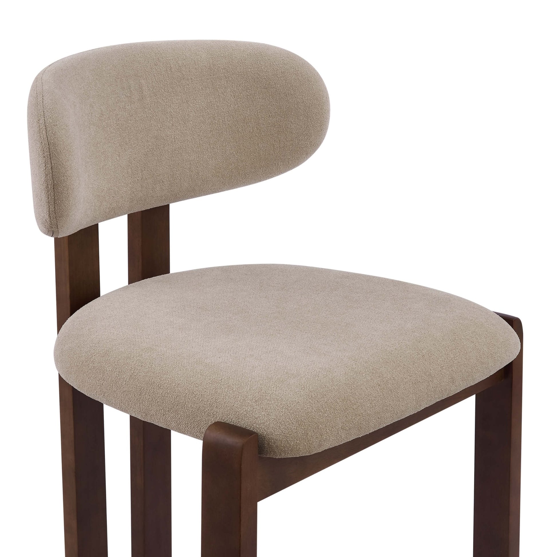Matty Set of 2 Dining Chairs - Chenille Oatmeal - DUSK