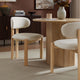 Matty Set of 2 Dining Chairs - Cream Linen - DUSK