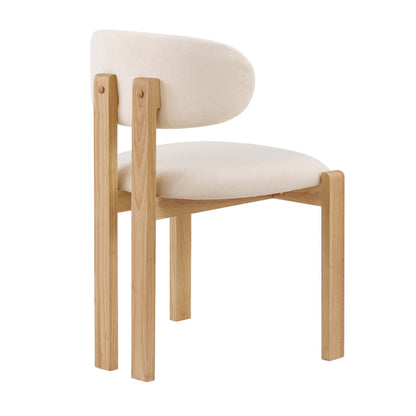 Matty Set of 2 Dining Chairs - Cream Linen - DUSK