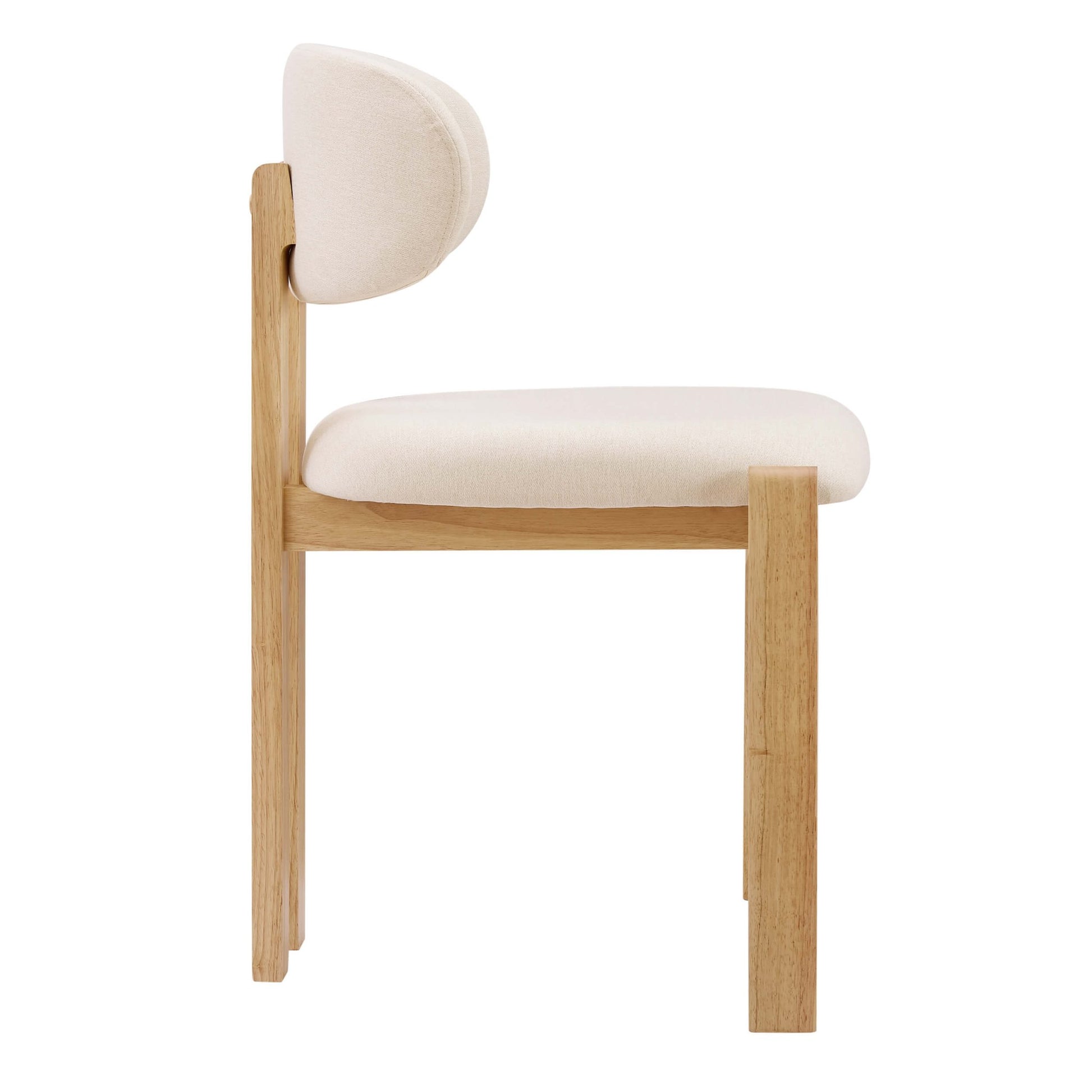 Matty Set of 2 Dining Chairs - Cream Linen - DUSK