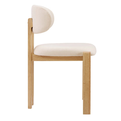 Matty Set of 2 Dining Chairs - Cream Linen - DUSK