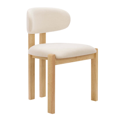 Matty Set of 2 Dining Chairs - Cream Linen - DUSK