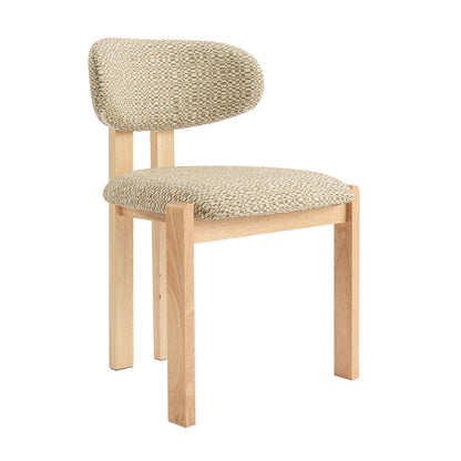 Matty Set of 2 Dining Chairs - Geo Mustard - DUSK