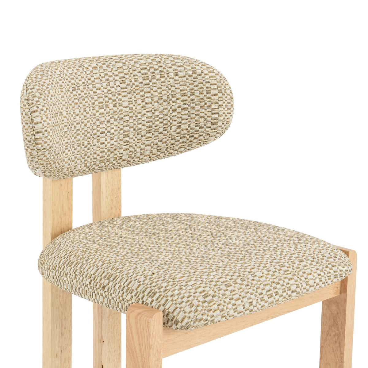 Matty Set of 2 Dining Chairs - Geo Mustard - DUSK