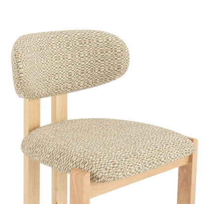 Matty Set of 2 Dining Chairs - Geo Mustard - DUSK