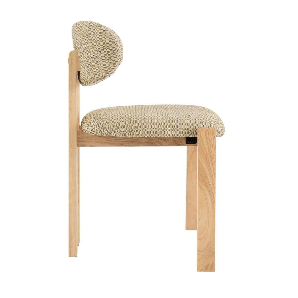 Matty Set of 2 Dining Chairs - Geo Mustard - DUSK