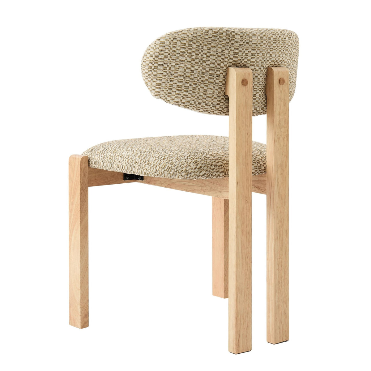 Matty Set of 2 Dining Chairs - Geo Mustard - DUSK
