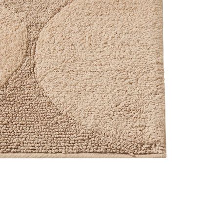 Maui Geo Circle Bath Mat - Natural - DUSK
