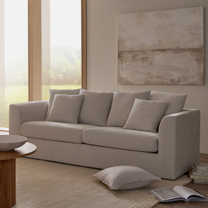 Melbourne 3 Seater Sofa - Ivory - DUSK