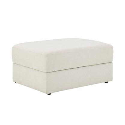 Melbourne Ottoman Storage Pouffe - Ivory - DUSK