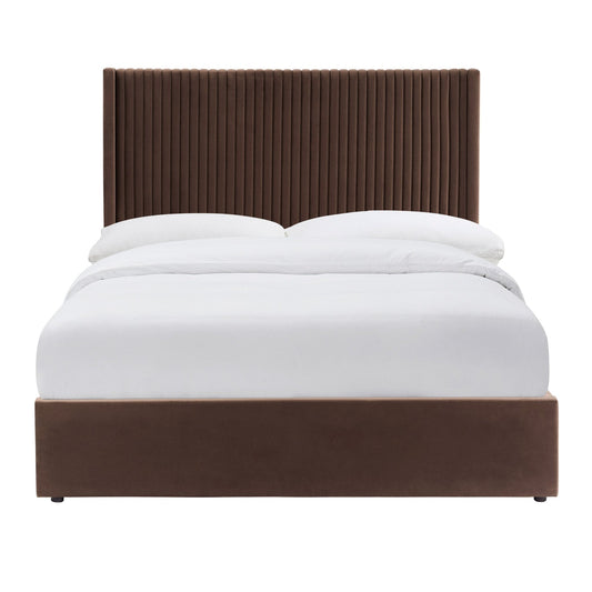 Melrose Ottoman Storage Bed - Cappuccino - DUSK