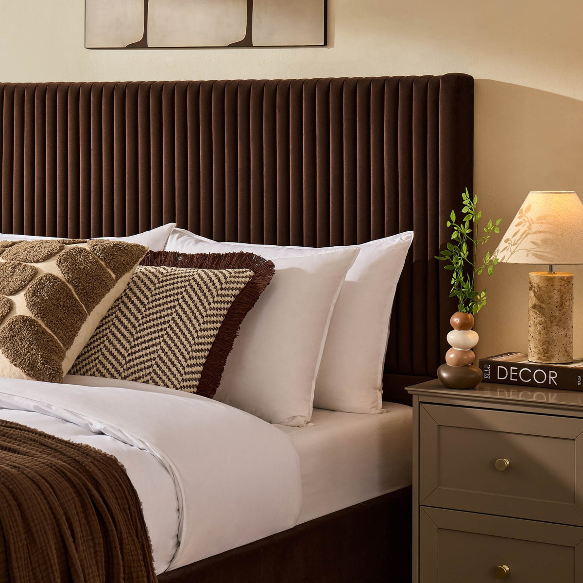Melrose Ottoman Storage Bed - Cappuccino - DUSK
