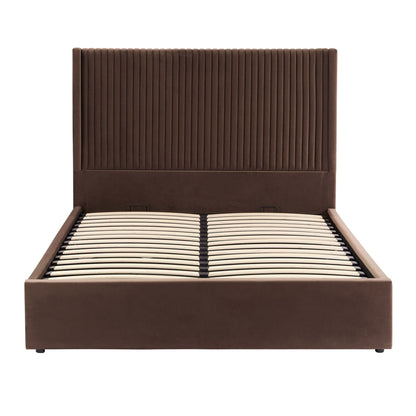 Melrose Ottoman Storage Bed - Cappuccino - DUSK