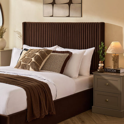 Melrose Ottoman Storage Bed - Cappuccino - DUSK