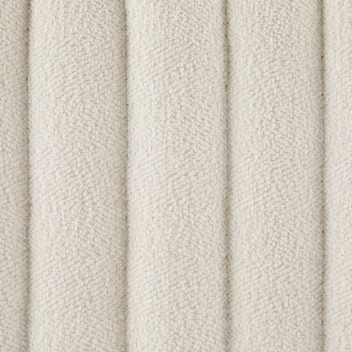 Melrose Ribbed Ottoman Storage Bench - Chenille Ivory - DUSK