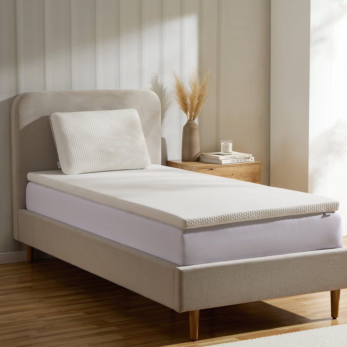 Memory Foam 5cm Mattress Topper - DUSK