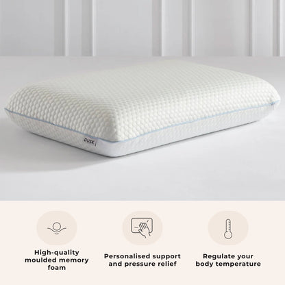 Memory Foam Pillow - White - DUSK