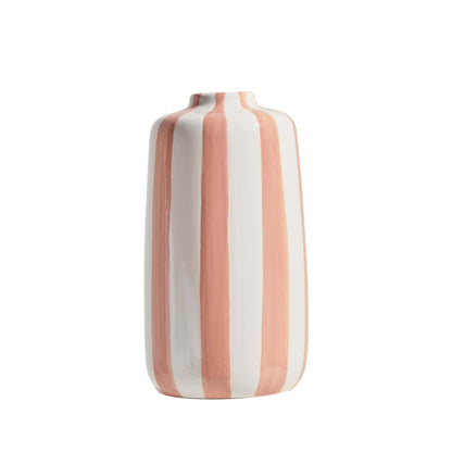 Meya Stripe Vase - Pink - DUSK