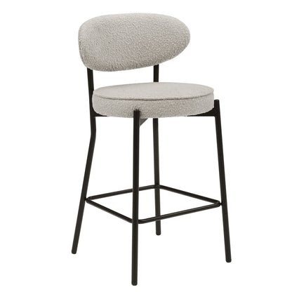 Mia Set of 2 Barstool - Taupe Boucle - DUSK