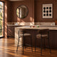 Mia Set of 2 Barstools - Brown Animal Stripe  - DUSK