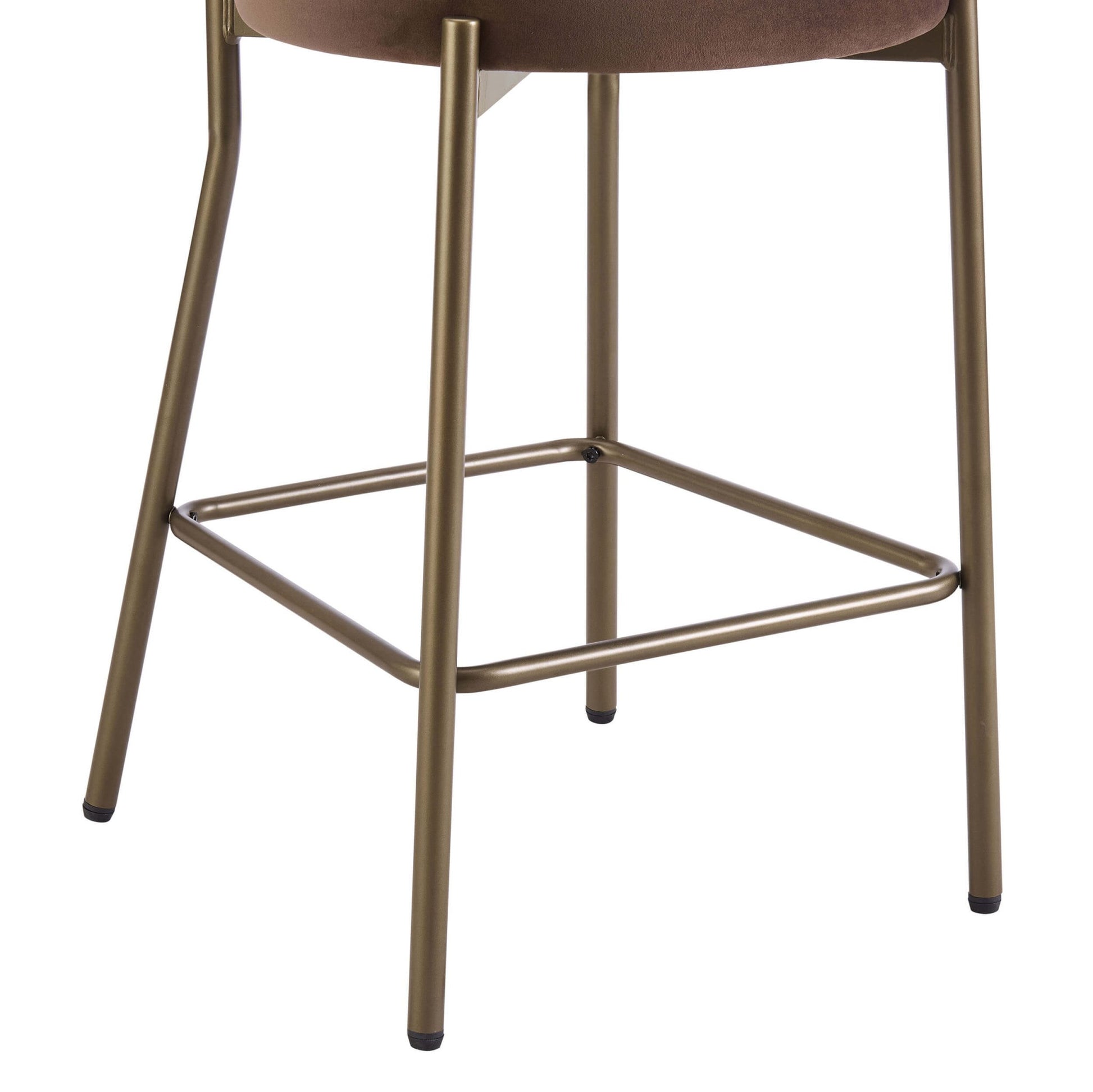 Mia Set of 2 Barstools - Cappuccino - DUSK