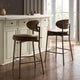 Mia Set of 2 Barstools - Cappuccino - DUSK