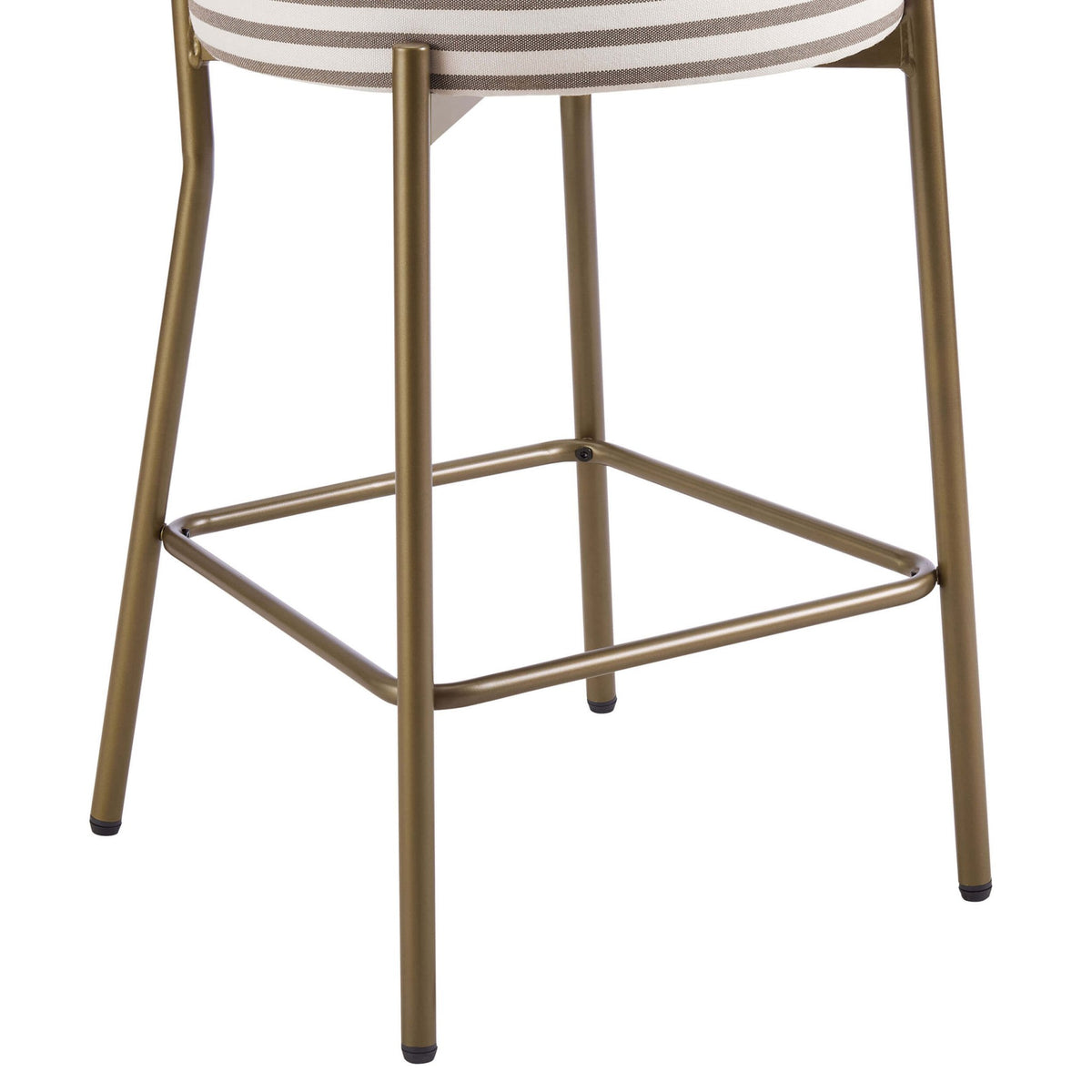 Mia Set of 2 Barstools - Chocolate Stripe - DUSK