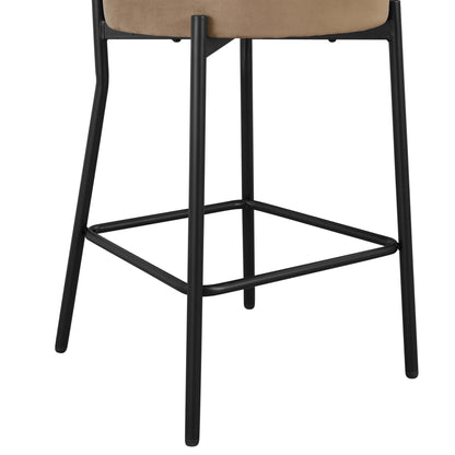 Mia Set of 2 Barstools - Latte - DUSK