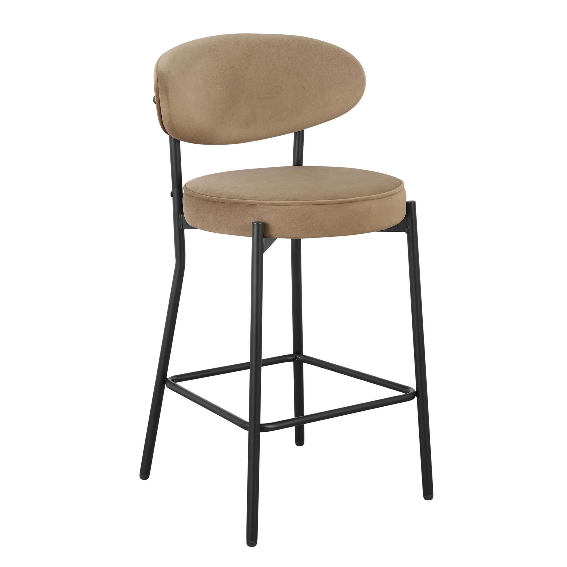 Mia Set of 2 Barstools - Latte - DUSK
