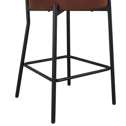 Mia Set of 2 Barstools - Terracotta - DUSK