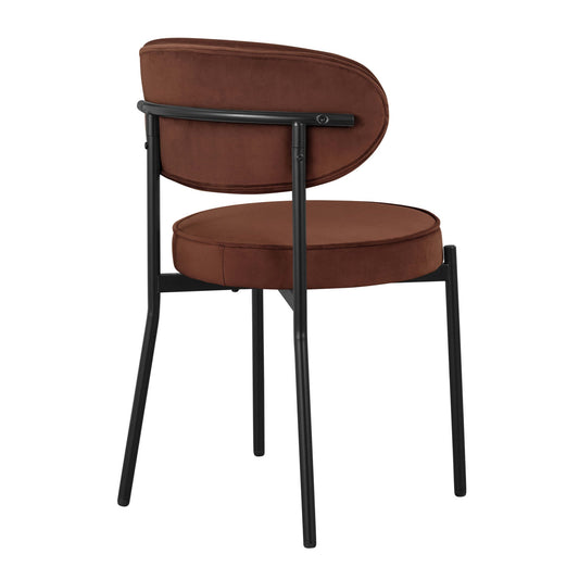 Mia Set of 2 Dining Chairs - Terracotta - DUSK