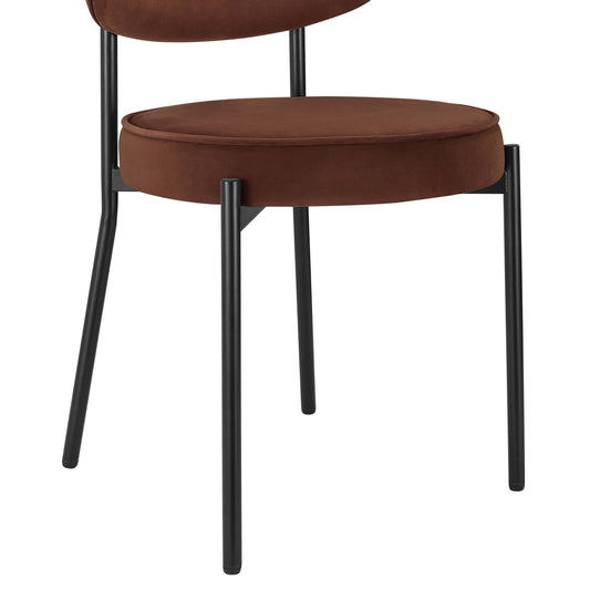 Mia Set of 2 Dining Chairs - Terracotta - DUSK
