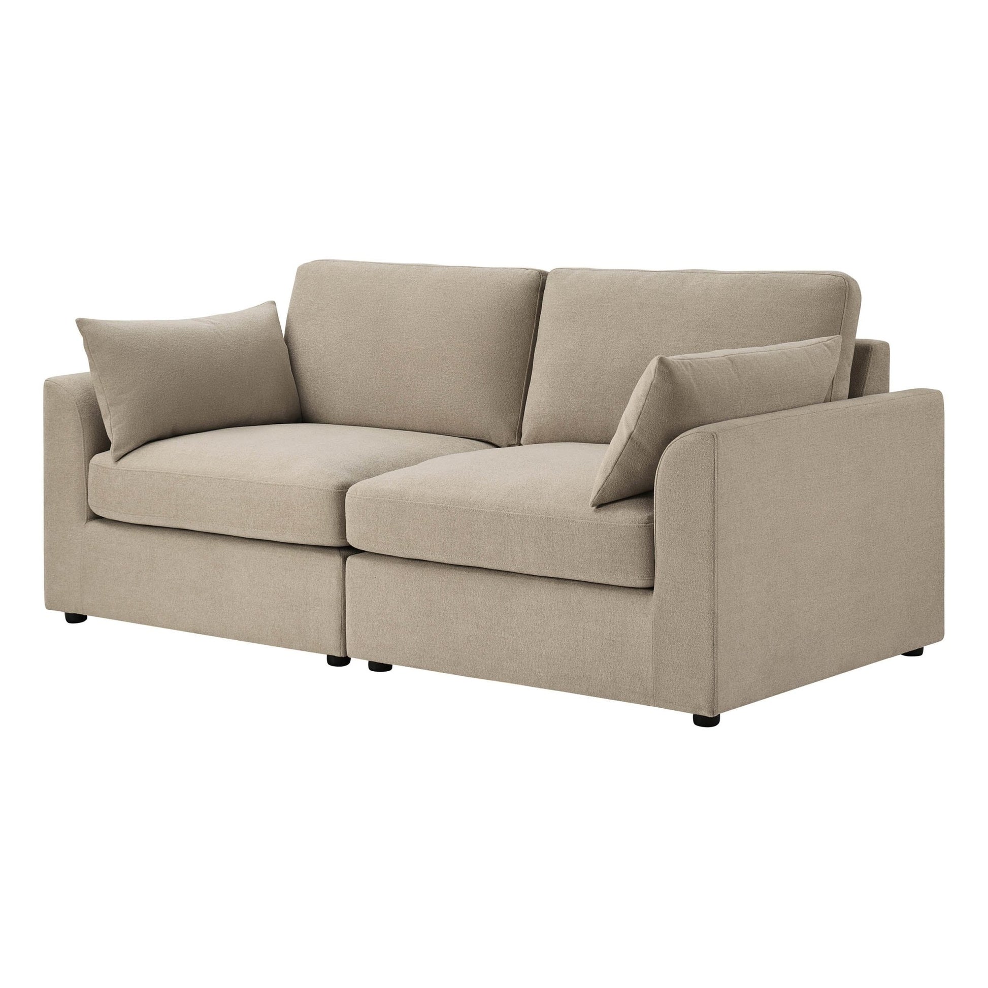 Miami 2 Seater Sofa - Chenille Oatmeal - DUSK