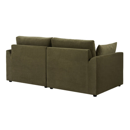 Miami 2 Seater Sofa - Chenille Olive - DUSK